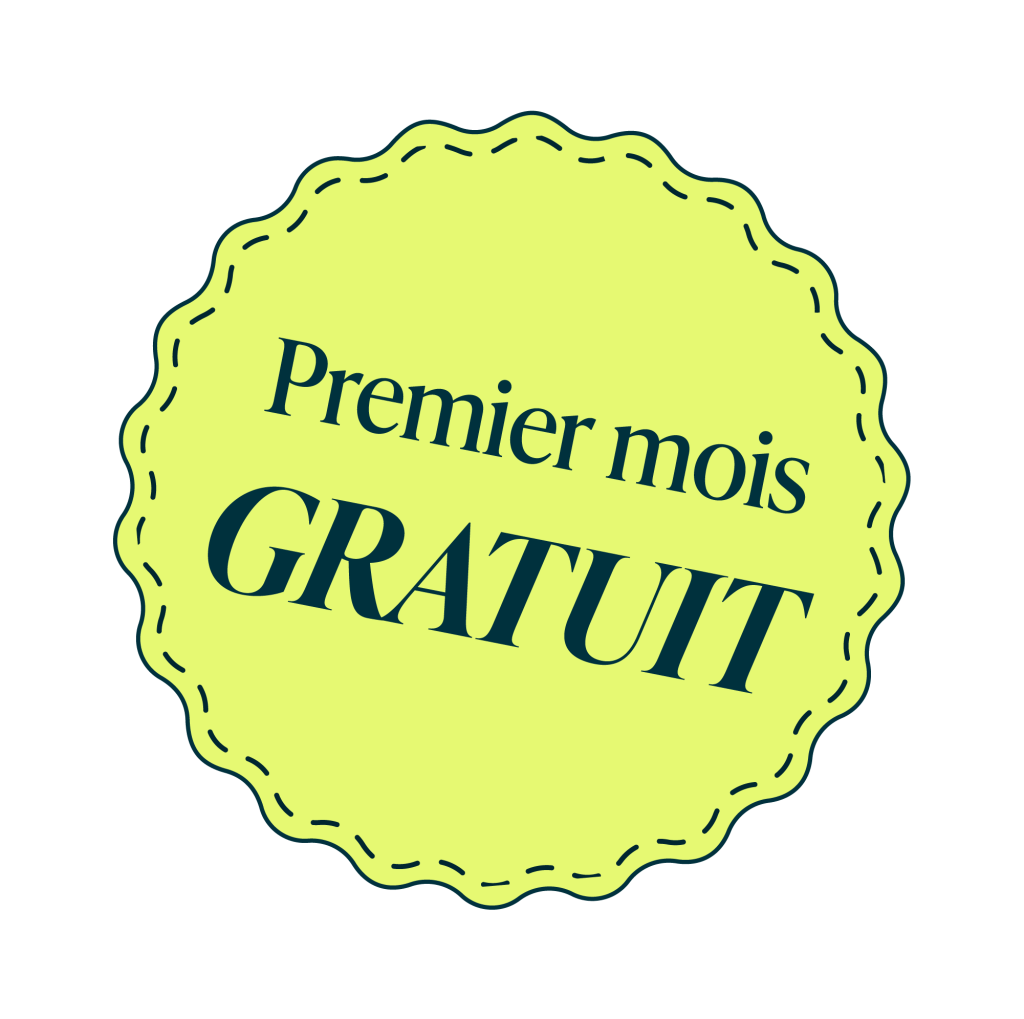 Sticker EMG FR Eerste maand gratis 1